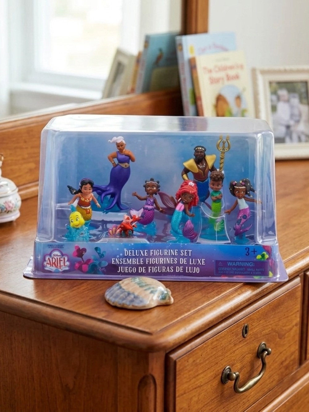 Disney The Little Mermaid Figurine Set - Blue, Purple, Pink, Green